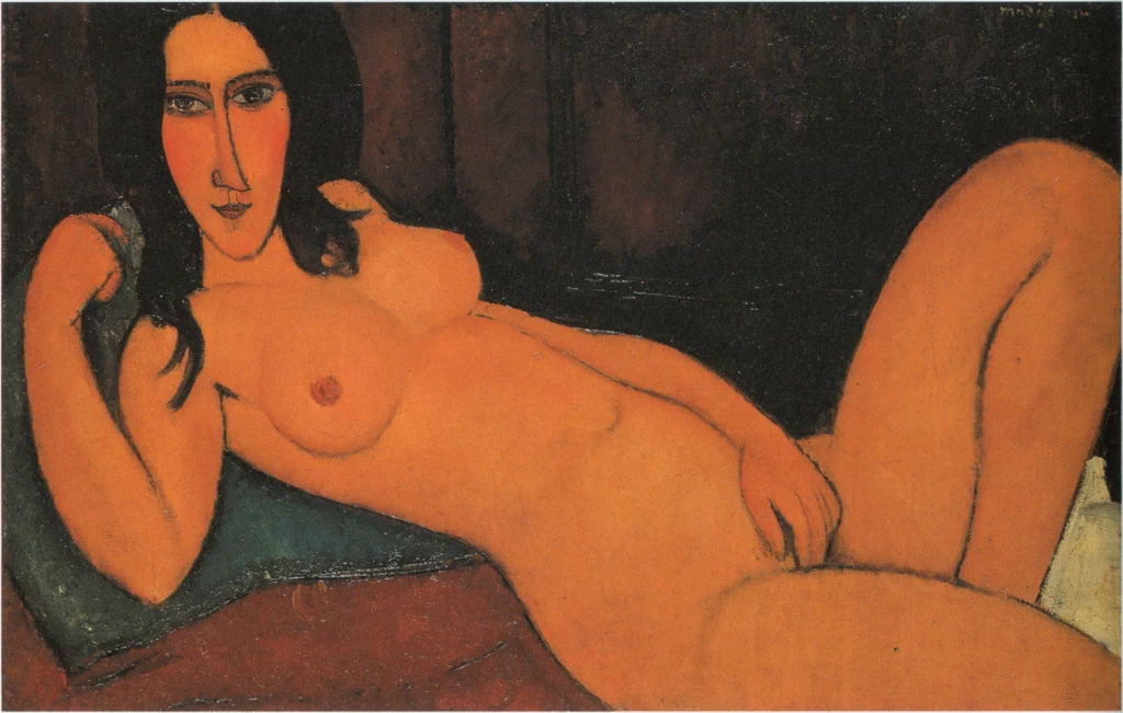 Amedeo Modigliani - Nudo disteso con i capelli sciolti, Nakanoshima Museum of Art, Osaka